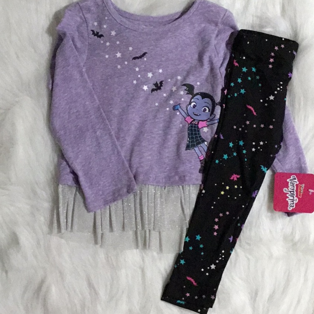 Vampirina 2 pc tulle trimmed set